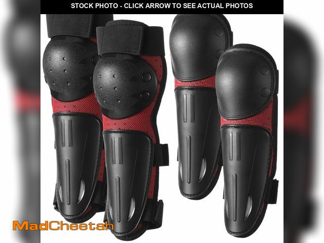 Lot 74-14155148 - yeesport Youth Knee Elbow Pads, Knee Pads and Elbow Pads for Kids Dirt Bike Gear with Anti-Impact Ha...