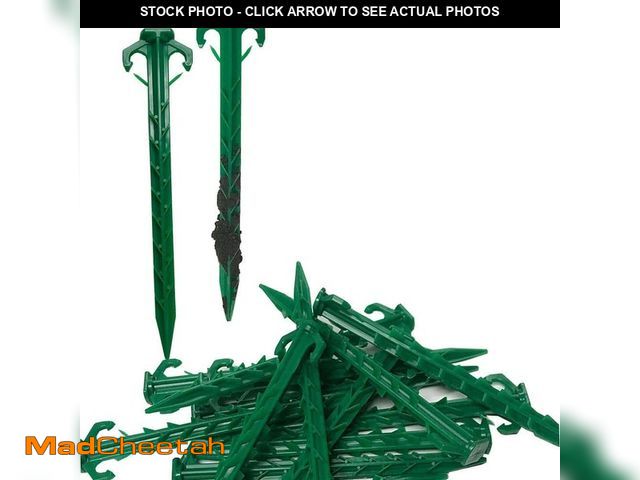 Lot 74-12609204 - Wonderjune 200 Pcs Sod Garden Stakes Bulk, Biodegradable Stakes, Landscape Stake for Membrane, Sod S...