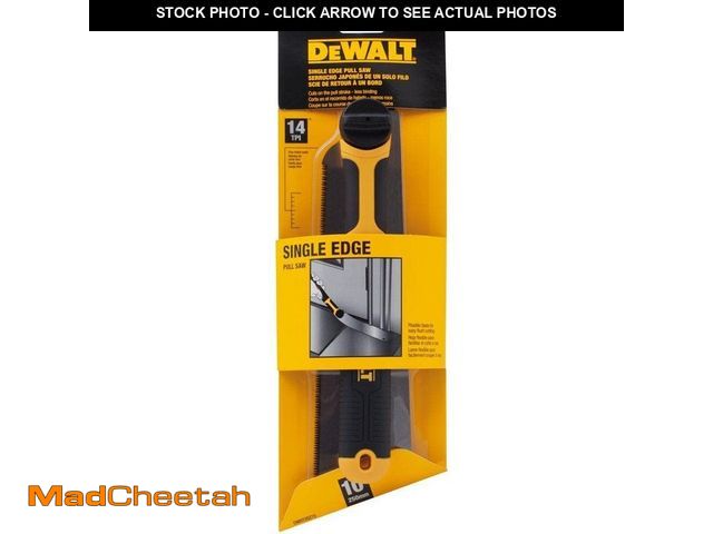 Lot 74-14255314 - *DIRTY/MISSING SAW* DEWALT 10 in. Flush Cut Single Edge Pull Saw *DIRTY/MISSING SAW*  - USED