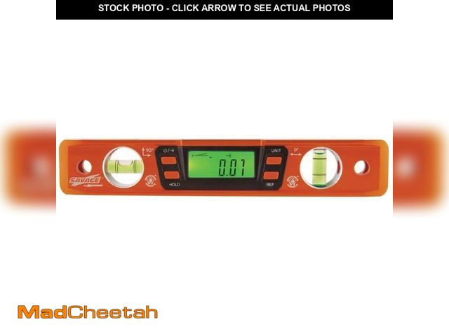 Lot 74-14307189 - Swanson 9 in. Aluminum Digital Magnetic Torpedo Level with 2 Bubble Vials - UNUSED