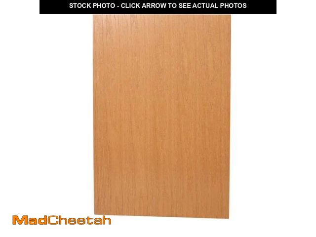 Lot 74-12774082 - Hampton Bay Hampton 23.25 in. W x 34.5 in. H x 0.1875 in. D Base Flush End Panel in Medium Oak - UNU...