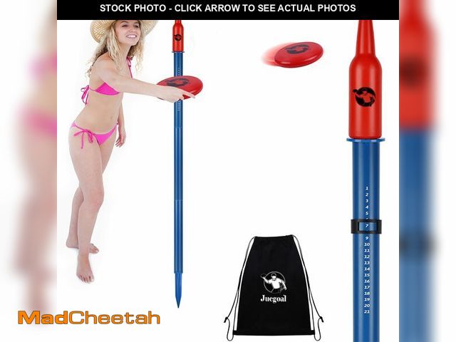 Lot 74-14335828 - Juegoal Outdoor Flying Disc Game Set Upgrade, Yard Games Bottle Drop Frisbee Set for Family Adults a...