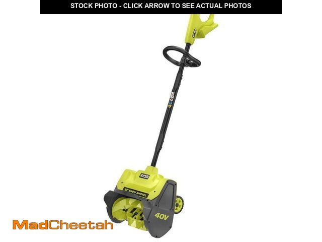 Lot 74-12582388 - RYOBI 40V 12 in. Cordless Electric Snow Shovel (Tool Only) - UNUSED