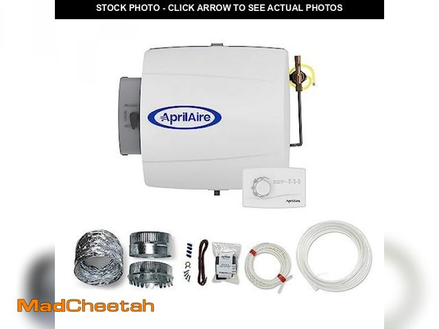 Lot 74-11225753 - AprilAire 500M 12-gal. Whole-House Small Bypass Evaporative Humidifier with Manual Control for up to...