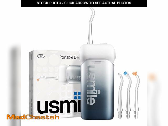 Lot 74-14065887 - usmile C10 Portable Water Flosser Ã¢â¬â Travel-Friendly, 95-Day Battery, 4 Modes, 360ÃÂ° Nozzle,...