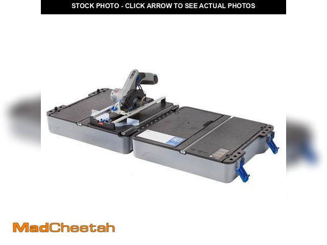 Lot 74-13785713 - Dremel Blueprint Portable Saw Station with 12V Brushless Cordless Circular Saw and Multi-Purpose Cut...