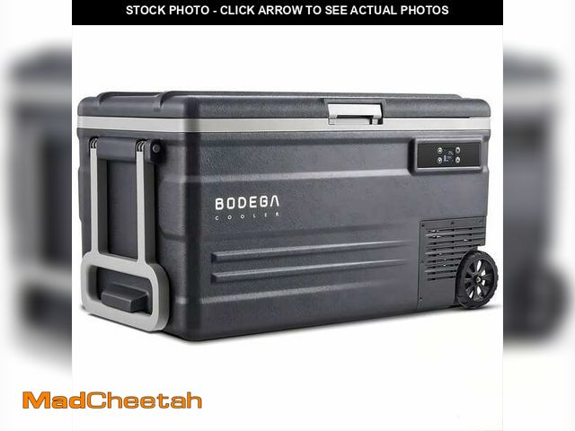Lot 74-14254383 - BODEGA 80 Qt. Car Refrigerator, -4? to 68? Outdoor Refrigerator in Black with 12/24V DC and 100-240V...