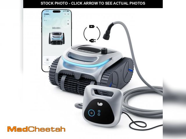 Lot 74-12278921 - BUBLUE C20H Robotic Pool Cleaner, Corded &amp; Cordless - Hybrid Pool Vacuum Robot, Superior Suction...