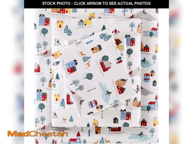 Lot 74-13041684 - Sleep Philosophy True North 100% Cotton Flannel Sheets Full Size, Cozy Flannel Sheet Set Brushed for...