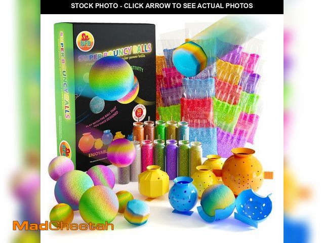 Lot 74-13540793 - BFB DIY Super Bouncy Balls Kit - Make Your Own Ball Science Kits, Crystal Powder Girls &amp; Boys Cr...