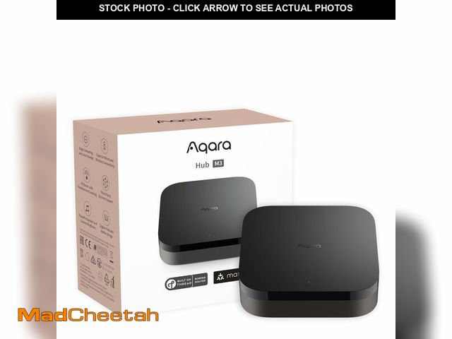 Lot 74-14377958 - Aqara Smart Home Hub M3 for Advanced Automation, Matter Controller, Thread Border Router, Features Z...