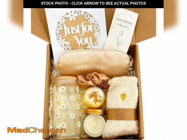 Lot 74-13625215 - Gift Baskets for Women, Self Care Gifts for Teen Girls, Birthday Valentines Day Gift Box Set for Bes...