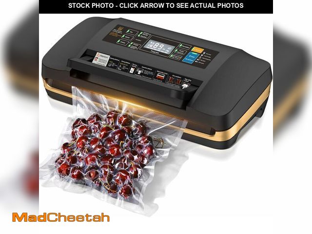 Lot 74-12708796 - 95kpa Vacuum Sealer Machine,Commercial Full Automatic Food Sealer,Powerful Sealing System with Doubl...