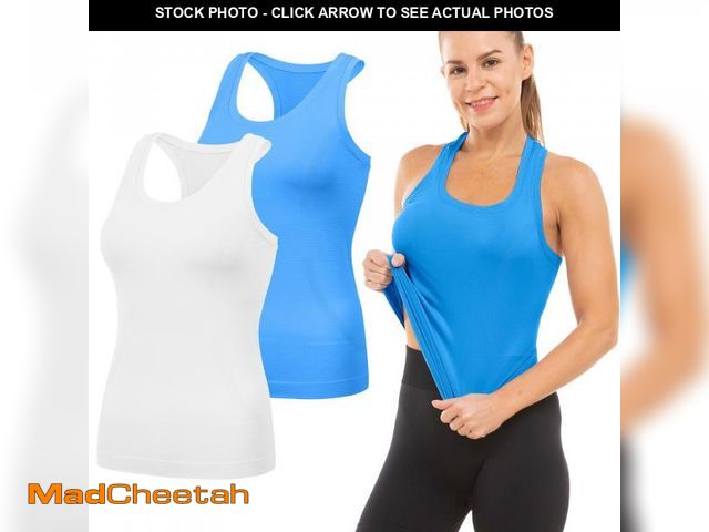 Lot 74-12359481 - MathCat Workout Tank Tops for Women Seamless Racerback Tank Tops for Women Yoga Running Athletic Wor...