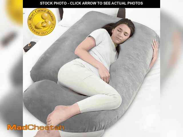 Lot 74-13816694 - RUPOUN Pregnancy Pillow U Shaped Full Body Soft Maternity Pillow 70 Inch with Removable Velvet Cover...