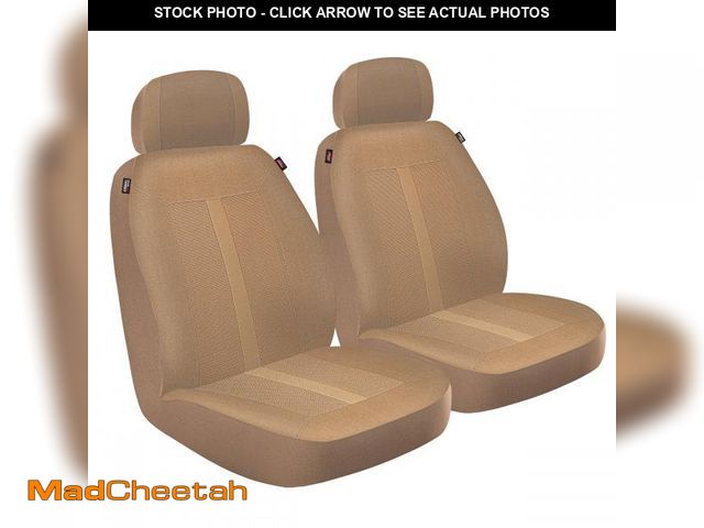 Lot 74-12535994 - Genuine Dickies 2 Piece Sorrento Universal Car Seat Covers, Tan - UNUSED