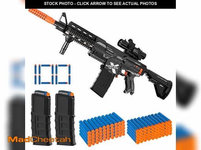 Lot 74-13200149 - Electric Automatic Toy Gun for Guns Sniper Soft Bullets Shoot Faster Burst Soft Bullets Toy Gun for ...