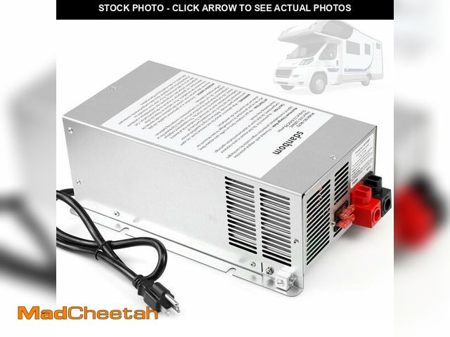 Lot 74-13456274 - WF-9875 75 Amp RV Power Converter - Deck Mount Three-Stage Power Converter/Charger Replacement for 9...