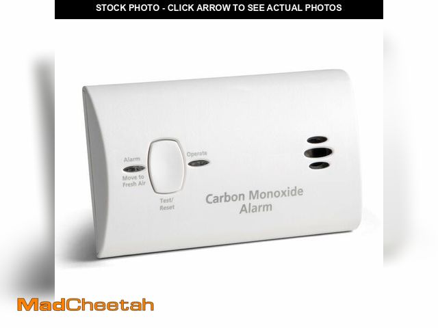 Lot 74-13626598 - Kidde Carbon Monoxide Detector, Battery Powered CO Alarm with LEDs, Test-Reset Button, Low Battery I...