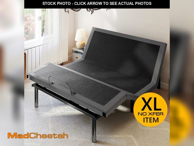 Lot 74-13071794 - Sweetcrispy Adjustable Bed Frame Twin XL, Ergonomic Electric Bed Base with Wireless Remote and 2 USB...
