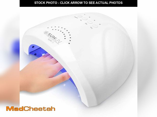 Lot 74-13776196 - SUNUV UV LED Nail Lamp, Gel Light for Nail Polish UV Dryer with 3 Timers SUNone White - UNUSED