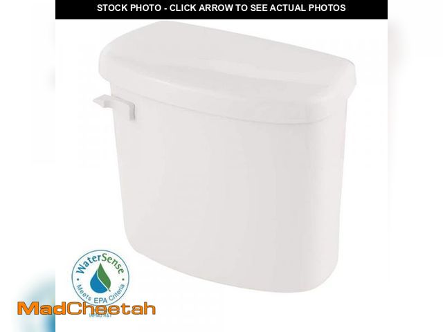 Lot 74-12256874 - PRIVATE BRAND UNBRANDED 1.28 GPF Single Flush Toilet Tank with Flapper/Piston Technology in White - ...