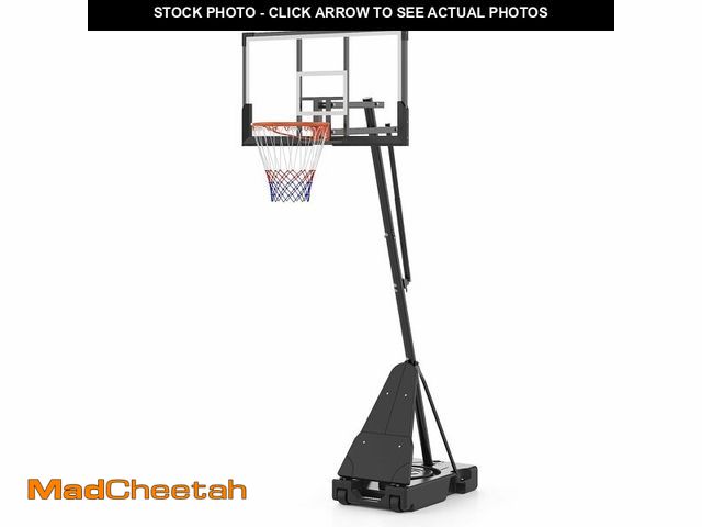Lot 74-13932829 - Basketball Hoop Outdoor Portable 48 Inch Backboard,for Court/Backyard/Driveway - UNUSED