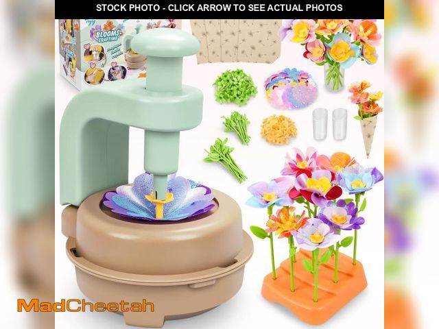 Lot 74-12306369 - Fabric Flower Bouquets Toys, DIY Craft Kits Toys for Kids - Flowers Market Toy, Build Your Flower Bo...