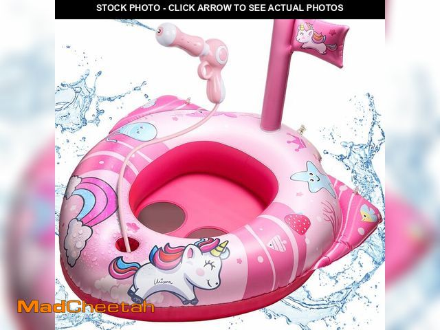 Lot 74-14268281 - HopeRock Unicorn Pool Floats for Toddlers and Kids, with Water Gun, Pool Toys for 3-8 Years Old Girl...