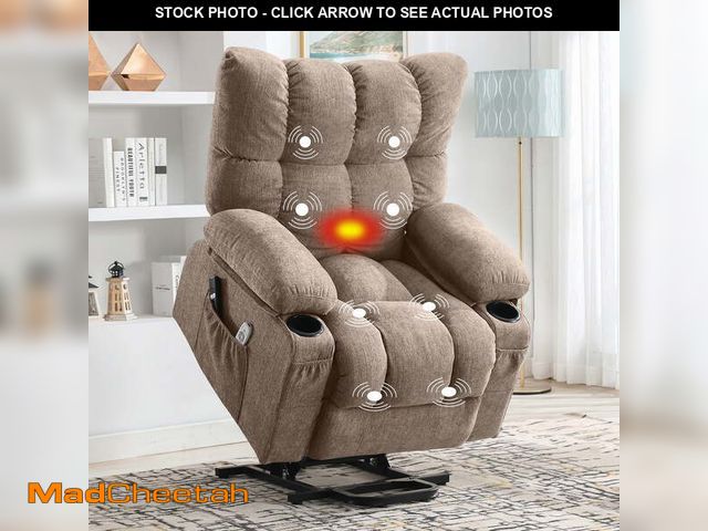 Lot 74-12817834 - JONPONY Power Lift Recliner Chair for Elderly with Heat and Vibration Massage Recliner Chair with US...