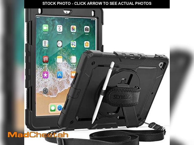 Lot 74-12331527 - SEYMAC for iPad 6th/5th Generation Case 9.7 Inch, Full-Body Shockproof Heavy Duty Protective Case wi...
