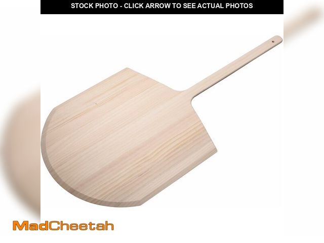 Lot 74-12633471 - Winco 20" x 20" x 42" Wooden Pizza Peel With 42" Handle - UNUSED