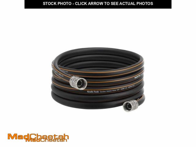 Lot 74-11627923 - Giraffe Tools Leader Hose 8ft x 5/8", Custom Length, Heavy Duty, No Kink, Flexible, Rubber Garden Ho...