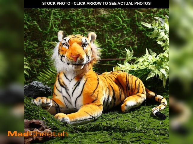 Lot 74-12717585 - Syhood 27 Inch Large Tiger Stuffed Animal Tiger Plush Giant Tiger Toy, Suitable for Birthday Gifts -...