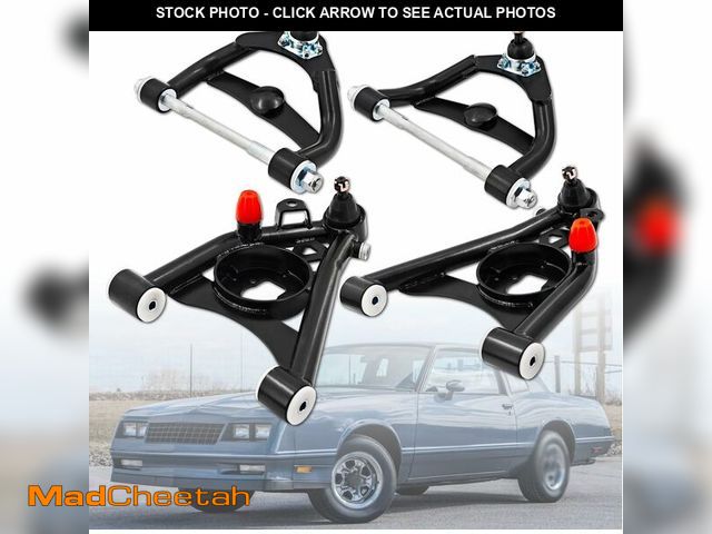 Lot 74-12774732 - For 1978-1988 G-Body &amp; 1982-2004 S10 Tubular 2WD Front Upper Lower Control Arms Suspension Kit 9...