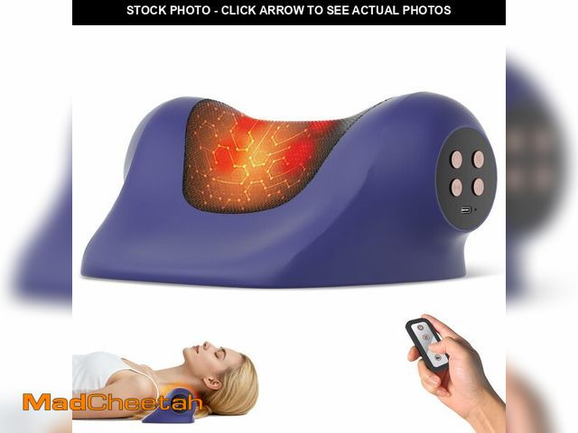 Lot 74-14431281 - Ringco Neck Massager with Heat, Red Light &amp; Vibration Adjustable, Heated Neck Stretcher with 3 M...