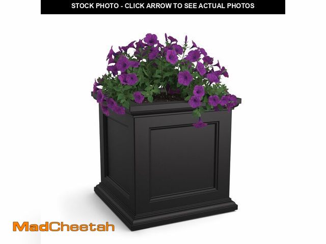 Lot 74-13789964 - Mayne Fairfield 28-Inch Square Planter Ã¢â¬â Weather-Resistant Planter for Flowers Ã¢â¬â Durab...