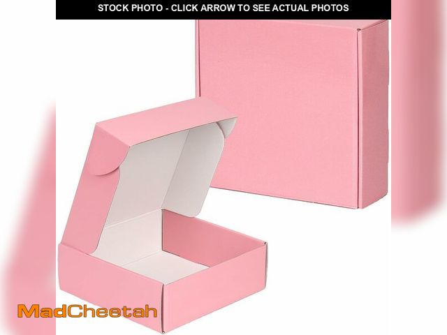 Lot 74-13718381 - OUGEBOX 30 Pack 6x6x2 Colorful Shipping Boxes for Small Business, Small Cardboard Boxes for Shipping...