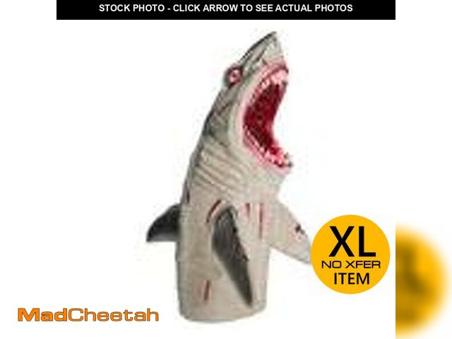 Lot 74-12771452 - 7 Ft Dead Water LED Megalodon Shark Home Depot Home Accents - UNUSED