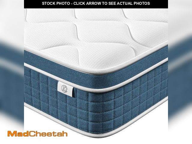 Lot 74-12767525 - 10" Twin Mattress,Memory Foam &amp; Spring Hybrid Mattress Twin Size,Medium Feel,Breathable Comfort ...