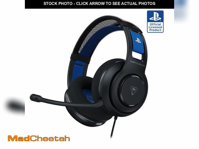 Lot 74-13329923 - Turtle Beach Atlas 200 Wired Gaming Headset Officially Licensed for PlayStation, PS5, PS4-50mm Nanoc...