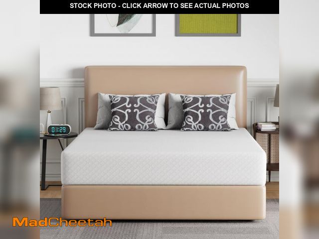 Lot 74-12262654 - FDW | 10 Inch Queen Mattress | Medium Firm | Gel Memory Foam Mattress | White | Bed in a Box, CertiP...