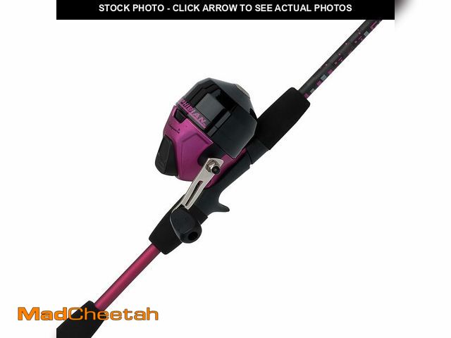 Lot 74-14349714 - Shakespeare Amphibian Spincast Reel and 5'6" Fishing Rod Combo, Pink, Size 10 Reel, Right Handle Pos...