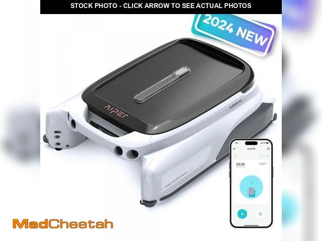 Lot 74-12426863 - Surfer M1 Solar Powered Automatic Robotic Pool Skimmer Cleaner in White - UNUSED