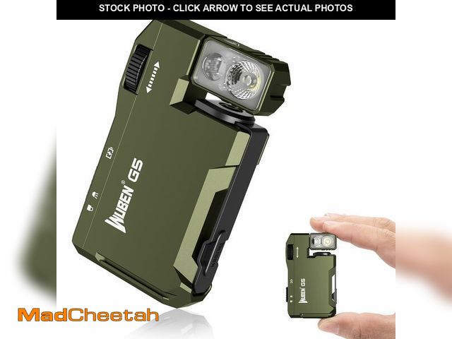 Lot 74-14155018 - WUBEN G5 Rechargeable EDC Flashlight, Powerful RGB Flashights, 400 Lumens Portable Flat Mini Flashli...