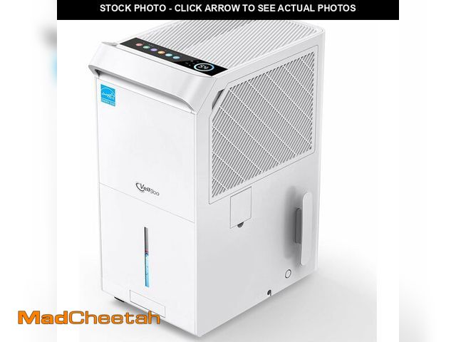Lot 74-13213681 - 5,000 Sq.Ft Most Efficient Energy Star 2024 Dehumidifier,Vellgoo Max 120 Pint/D Compressor Dehumidif...