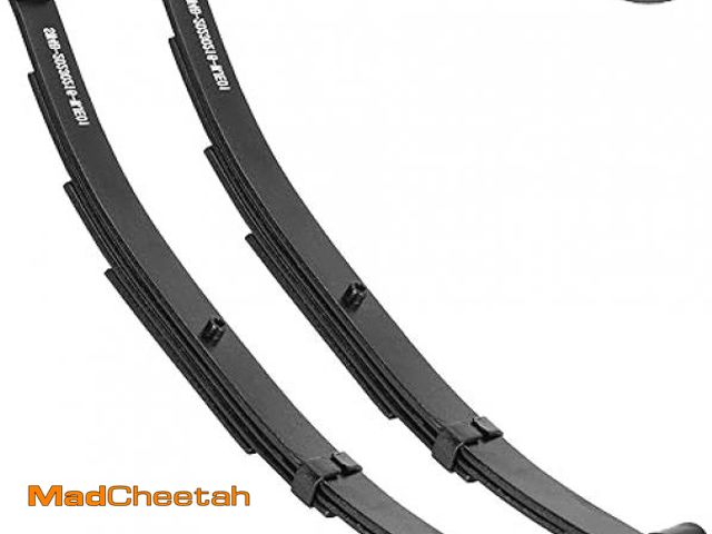 Lot 74-12508630 - Trailer Leaf Spring 4 Leaf Double Eye 1750 lbs Cap for 3500 lbs Axle Suspension 25-1/4" Length fits ...