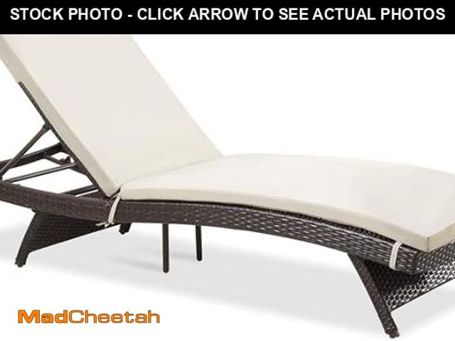 Lot 74-12242784 - Pamapic Patio Chaise Lounge Set  Adjustable Backrest and Removable Cushion, Outdoor Pool Chair for P...