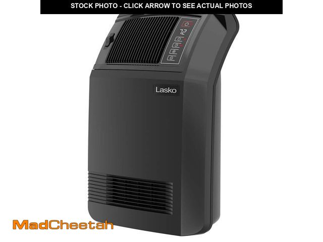 Lot 74-13693279 - Lasko 23 in. Electric Cyclonic Ceramic Console Heater with Remote - UNUSED