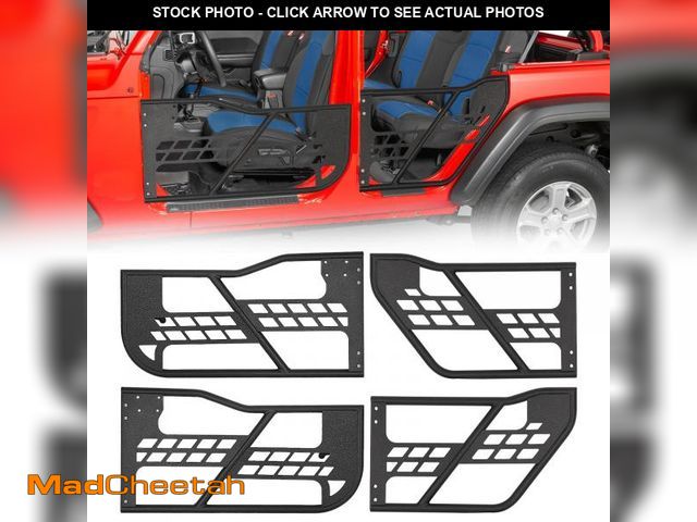 Lot 74-12163542 - Tokmowin 4-Door Set Off Road Front &amp; Rear Tubular Doors Compatible with 2007-2018 Jeep Wrangler ...